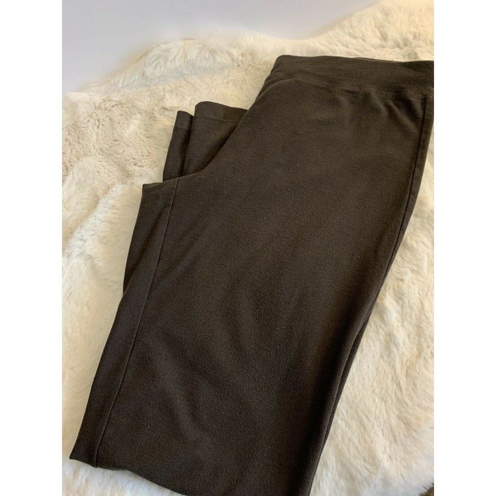 EILEEN FISHER  Sz Small Gray Elastic Waist Viscose Nylon  Knit Pull On P…